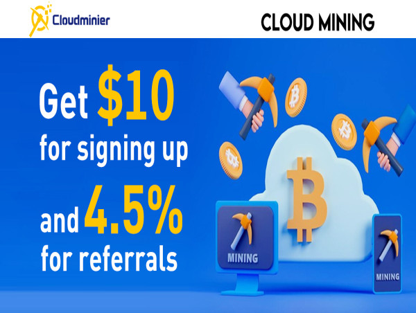 Cloudminer Launches Free Bitcoin Cloud Mining Plan