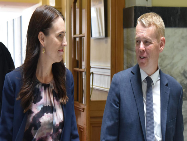 Ardern, Hipkins arrive for NZ Labour vote