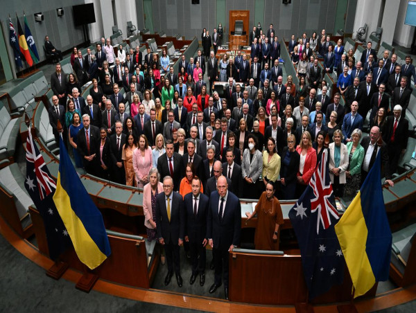 Australia stands in solidarity with Ukraine against war