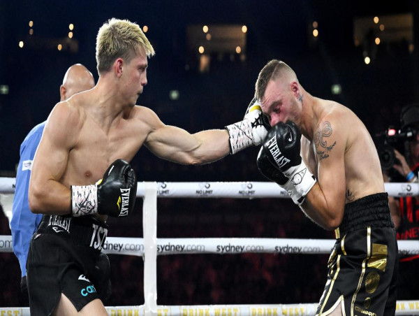  Nikita Tszyu scores TKO win on huge day for the family 