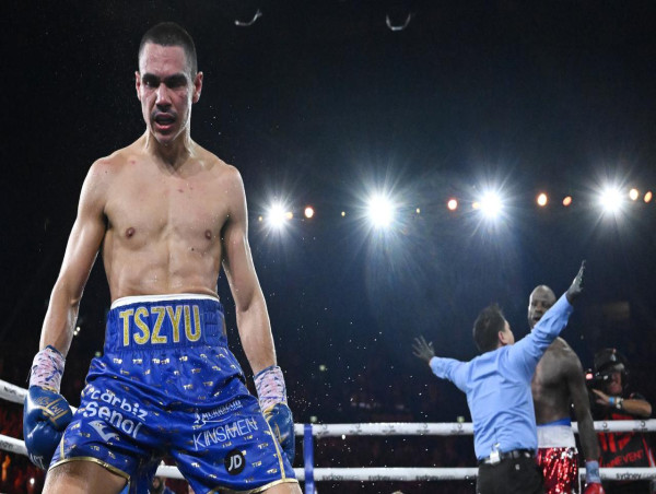  Tim Tszyu KOs Harrison to claim world boxing title 