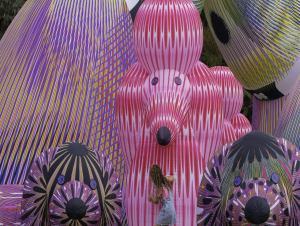  From inflatable dogs to opera, festival crowds return 