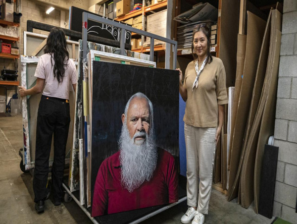 Chef and self-taught artist dishes up Archibald debut
