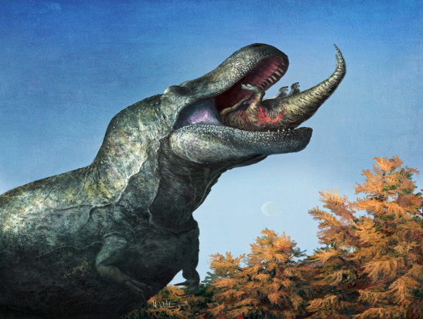  T rex’s ‘ferocious’ fangs were hidden by lizard-like lips, say scientists 