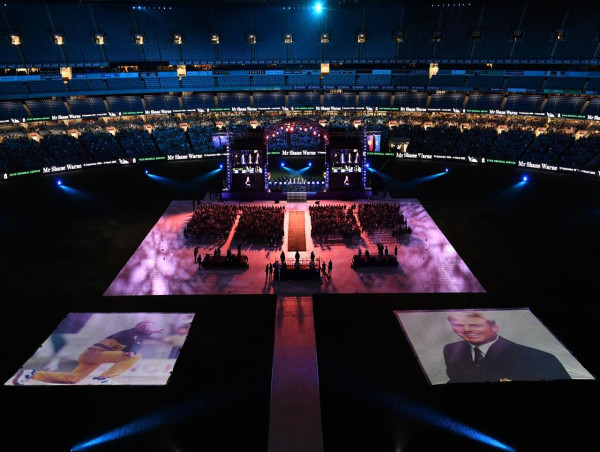 Shane Warne service a 'funeral for Victoria': McGuire