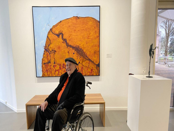  Australian artist John Olsen painting till the end 