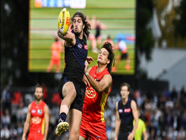 Fremantle rally for much-needed AFL win over Suns