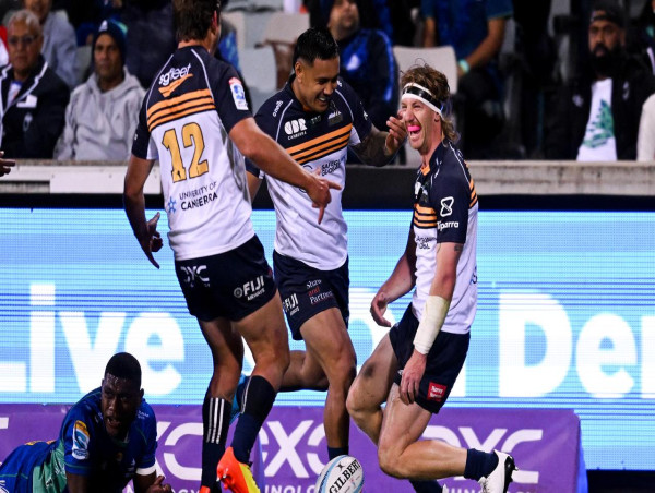 Brumbies hang on to beat Drua in Super Rugby epic