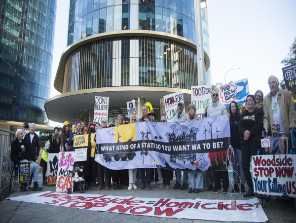  Two charged, gas canisters seized over Woodside protest 