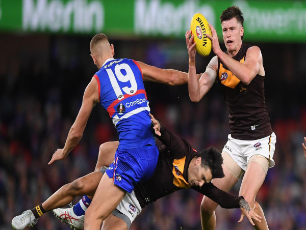  Mitch Lewis gives low-scoring Hawks attacking spark 