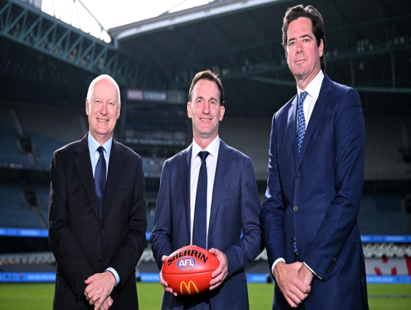  Footy is defining part of me, says AFL's next chief 