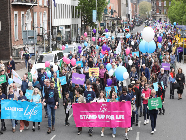  Pro-life demonstration hears criticism of ‘extreme’ abortion law recommendations 