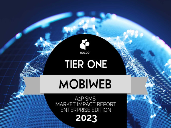 MobiWeb Achieves Tier-One Ranking for A2P SMS Messaging