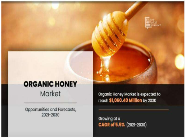 Organic Honey Market Size Will Observe Lucrative Surge by the End 2030 | Barkman Honey, LLC, Dabur Ltd, GloryBee