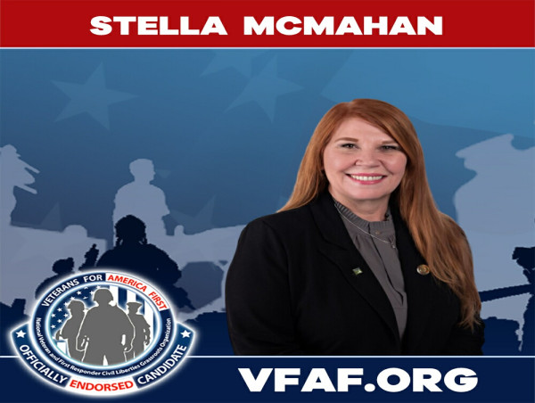 Ron Eller for congress (MS2) and Stella McMahan for coroner in Lauderdale County MS have been endorsed by Vets for Trump