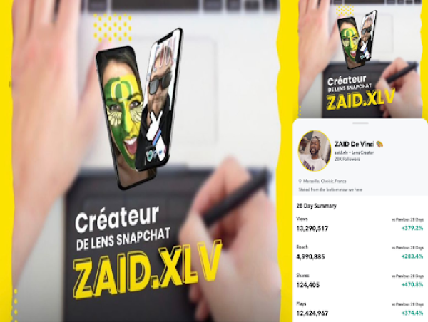 Zaid: l'artiste passionné des objectifs Snapchat avec une imagination technologique unique