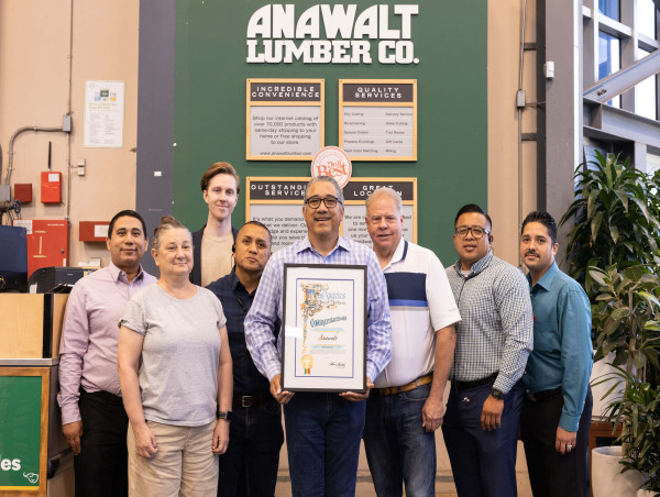  Los Angeles City Honors Anawalt Lumber's 100th Anniversary 