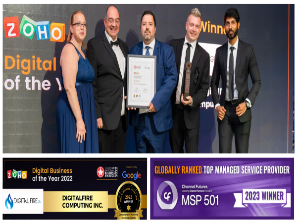 Digital Fire Ignites the Industry: Honoured as CanadianSME Digital Business of the Year & International MSP 501 Awardee