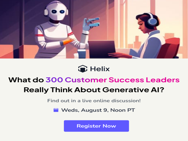 STUDY INDICATES GENERATIVE AI-BASED CHATBOTS ARE THE FUTURE OF CUSTOMER SUCCESS