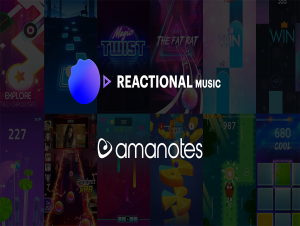  Amanotes to pioneer games music personalisation and in-game music purchase through partnership with Reactional Music 
