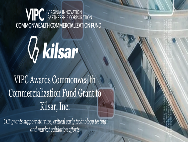  VIPC Awards Commonwealth Commercialization Fund Grant to Augmented Reality Solutions Developer Kilsar, Inc. 