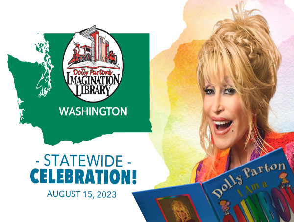  Dolly Parton to Visit Washington for a Statewide Celebration of Imagination Library 