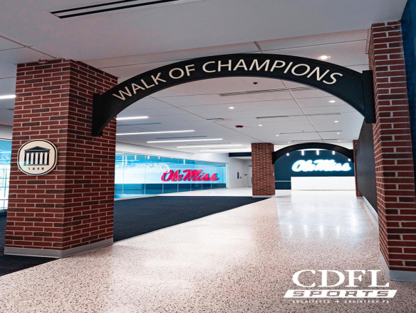  CDFL Architects + Engineers Complete State-of-the-Art Training Center for Ole Miss Football Program 