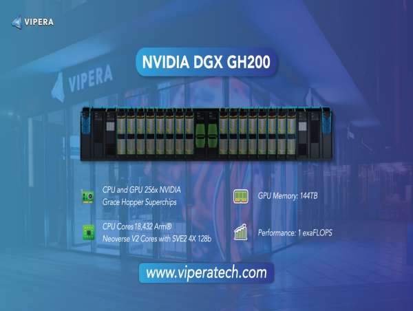  Vipera, Google Cloud, Meta & Microsoft Among First to Access NVIDIA's DGX GH200 AI Supercomputer 