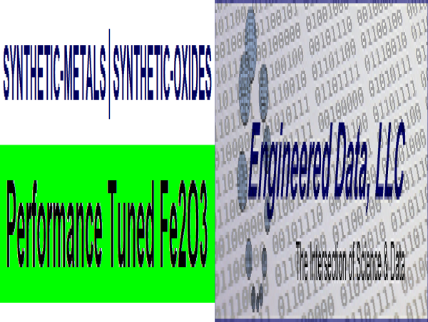 World's 1st Performance-Tuned Fe2O3 (Iron Oxide) produced at Commercial Scale claimed by Engineered Data LLC on 7/1/2023