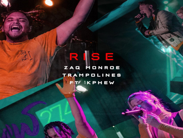  Trampolines debut video for “Rise,” collaborating with 1k Phew and introducing Zaq Monroe 