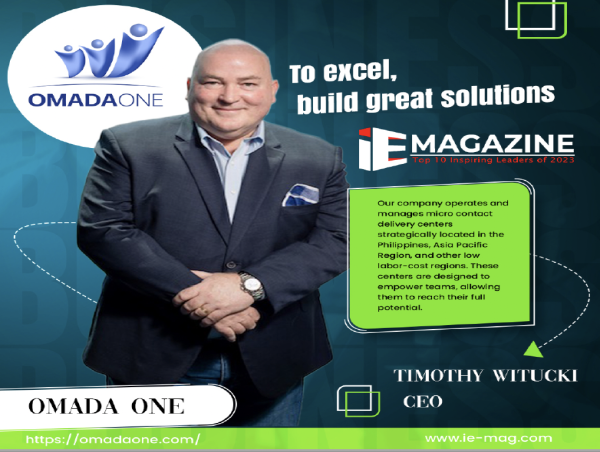  Timothy Witucki CEO of Omada One, Named Top 10 Inspiring Leaders 2023 