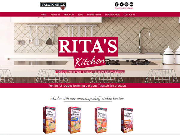  Introducing Rita's Kitchen: A Delectable Blog by Tabatchnick Fine Foods 
