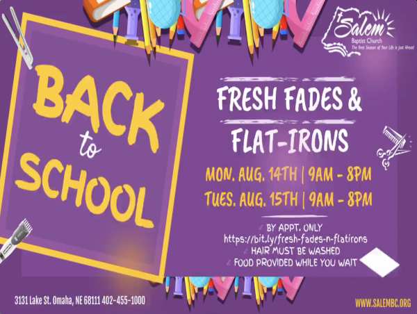  Salem Baptist Church Hosts Back to School Special: Fresh Fades and Flat Irons 