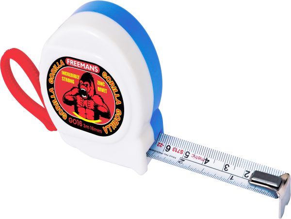  The New FREEMANS® GORILLA Measuring Tape with Zinc Rivet 