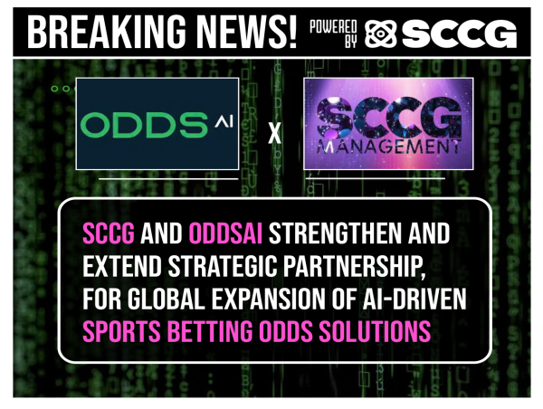  SCCG and OddsAI Strengthen and Extend Strategic Partnership for Global Expansion of AI-Driven Betting Odds Solutions 
