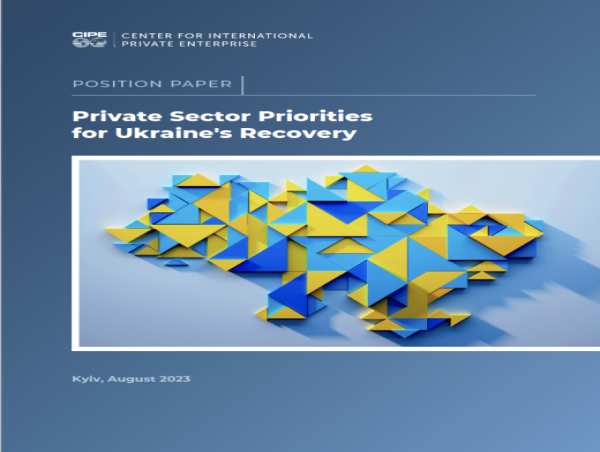 New Report: Private Sector Priorities for Ukraine’s Recovery