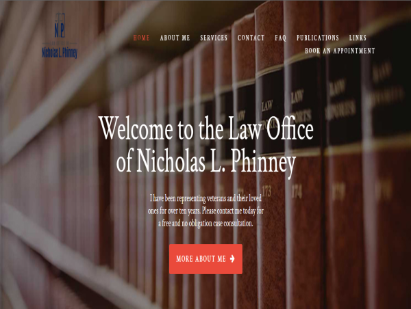 Nicholas L. Phinney Provides Legal Representation For Veterans And Their Families
