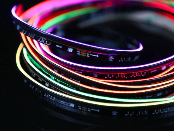 Environmental Lights Announces the Launch of Continuous Side View RGB PixelControl Strip Light in Black Finish