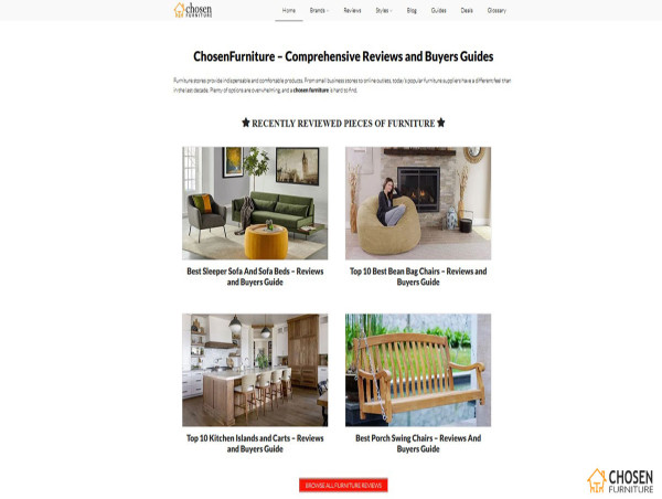 Chosen Furniture Reviews: A Masterful Curation of Stylish Home Furnishings 
