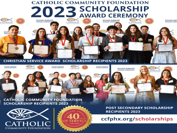 The Catholic Community Foundation Awards $396,000 In Scholarships to local students