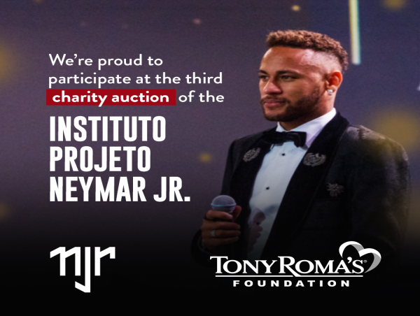  Romacorp, Inc. Announces the First Beneficiary of the Tony Roma’s Foundation is the Instituto Projeto Neymar Jr. 