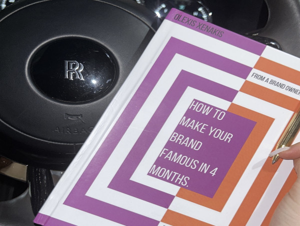  ‘How to make a brand famous in 4 months’ a book by Olexis Xenakis, the brand owner who did it 