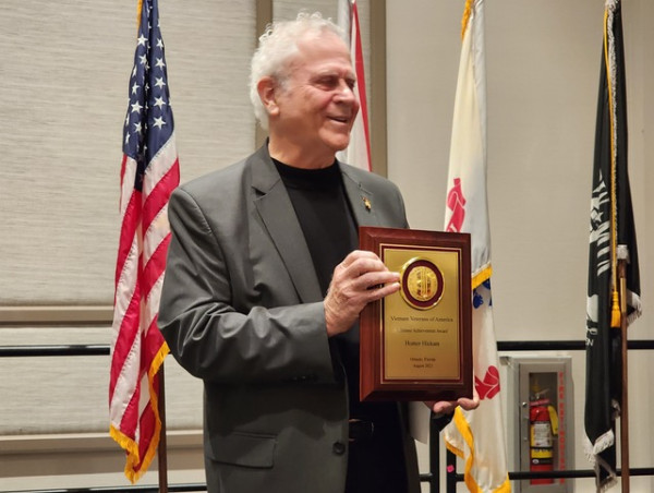  VIETNAM VETERANS OF AMERICA HONOR HOMER HICKAM WITH LIFETIME ACHIEVEMENT AWARD 