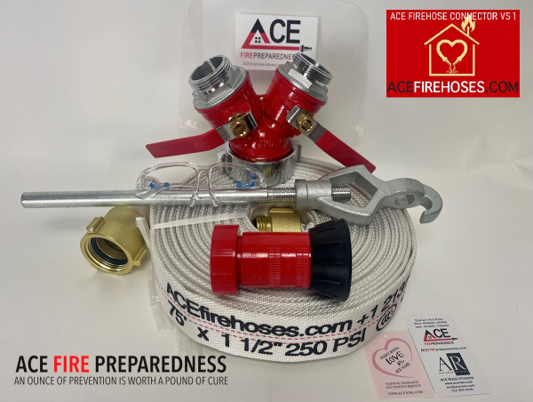  Ace Fire Defense Steps Up to Mitigate Wildfire Crisis in Hawaii with Professional Fire Defense Equipment 