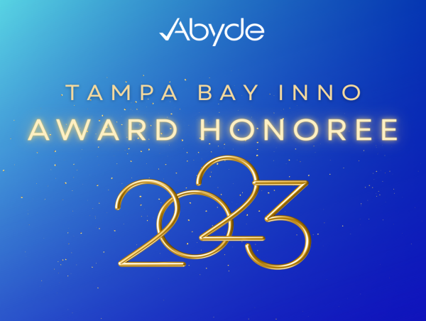  Abyde Wins Prestigious 2023 Tampa Bay Inno Award 