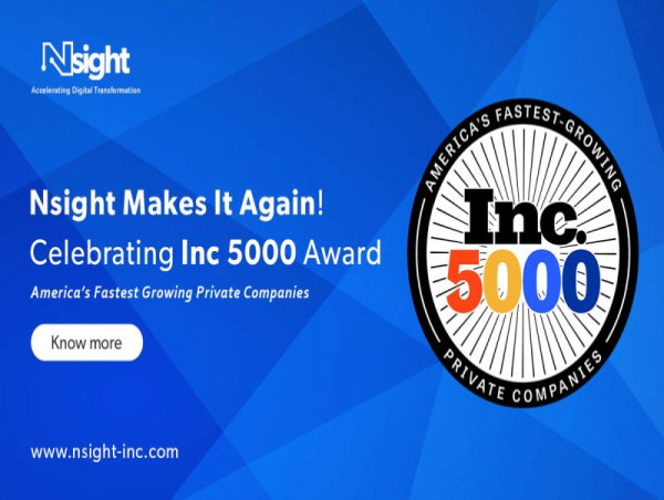  Nsight, Inc. Features Again in the Inc. 5000’s Annual List of America’s Fastest-Growing Private Companies 