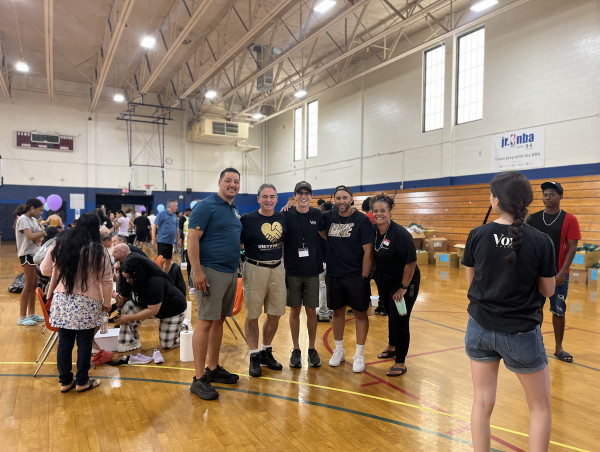  Vox Church Distributes Over 1,000 Sneakers to Springfield Massachusetts Children 