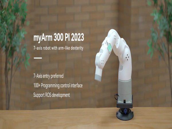Elephant Robotics Unveils the Smallest 7-Axis Desktop Robotic Arm with Arm-Like Dexterity, myArm 300 Pi