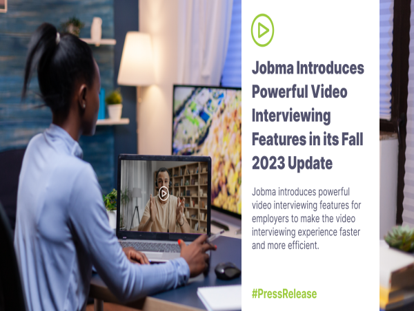 Jobma Introduces Powerful Video Interviewing Features in its Fall 2023 Update