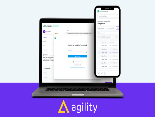 Agility Launches New Native Formstack App to Streamline Form Management for Marketing Teams